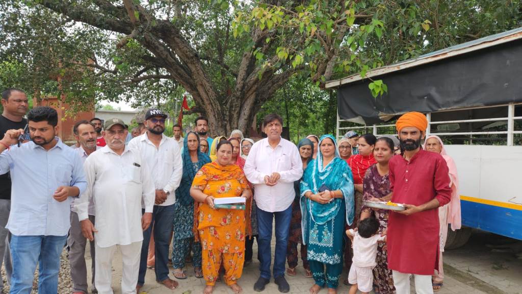 MLA Zimpa Inaugurates Construction of Community Center in Tharoli Village
